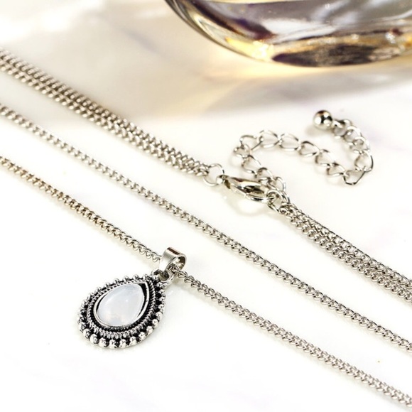 Aqua Stone Necklace - Picture 5 of 5